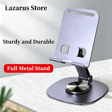 Phone Stand Aluminum - Heavy Duty Aluminum Tablet Stand, 360°