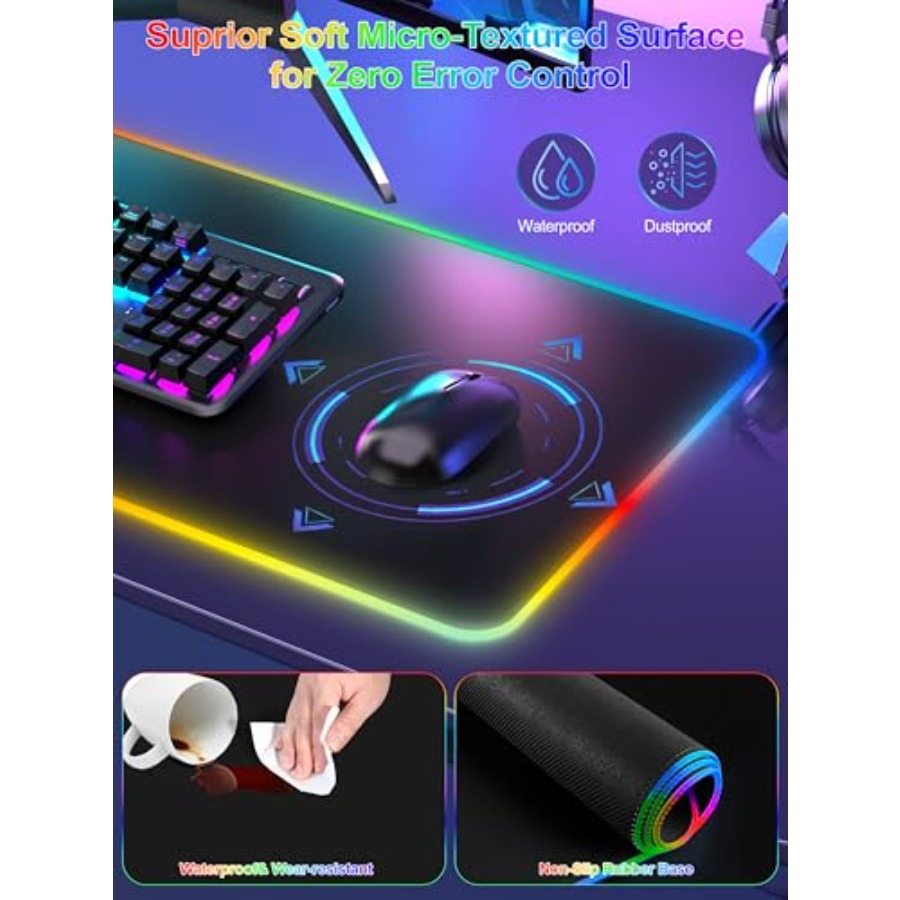 Mouse Pad with 15W Wireless Ch - Mouse Charging Pad reseña y precio
