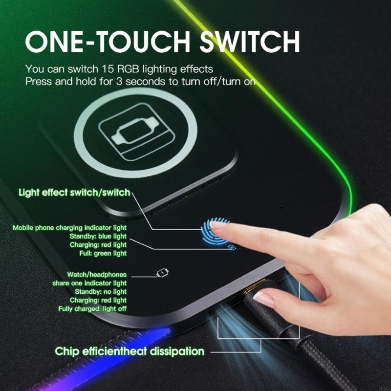 Wireless Charging Mouse Pad Wi - Mouse Charging Pad reseña y precio