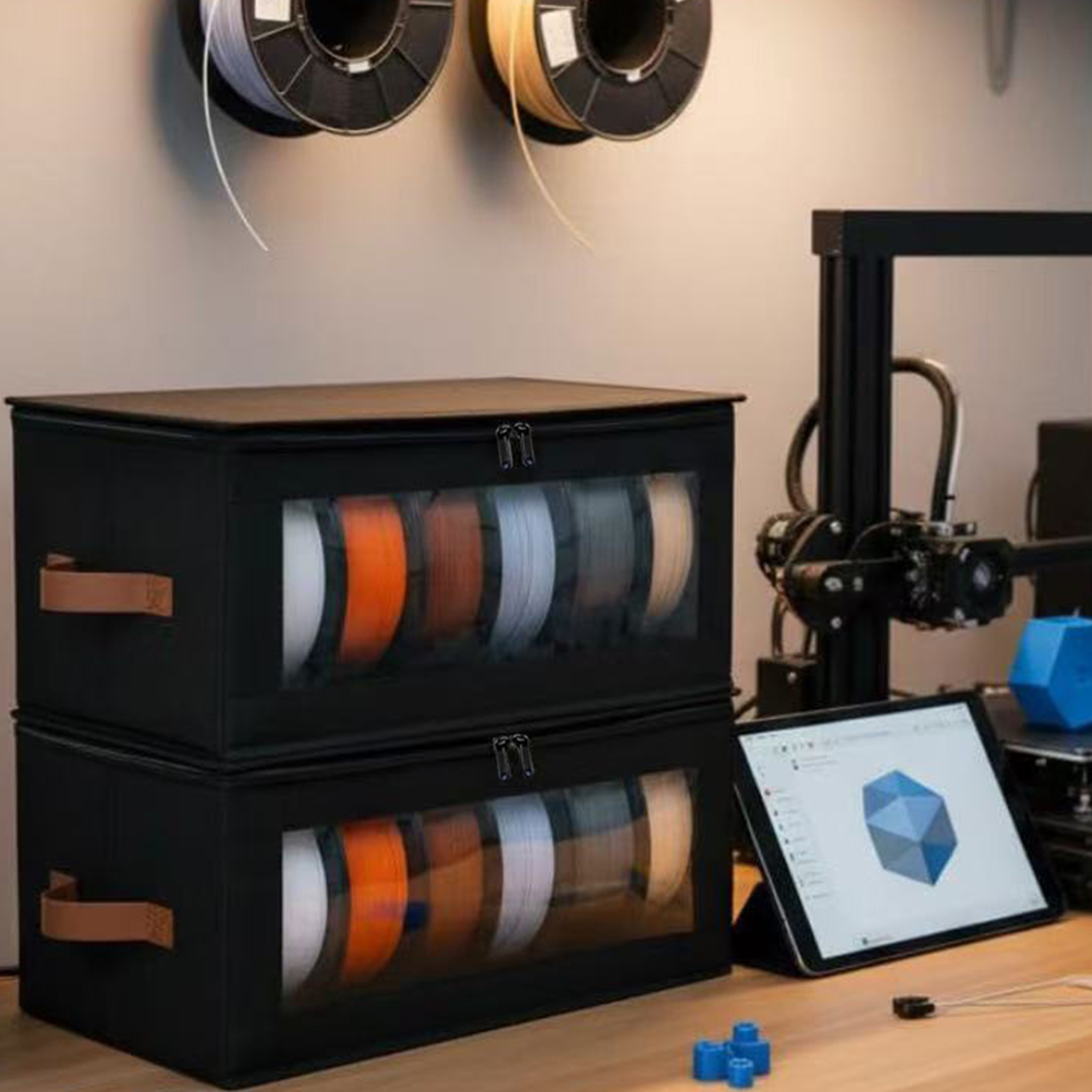 1-10X 3D Printer Filament Stor - Tech Office Accessories reseña y precio