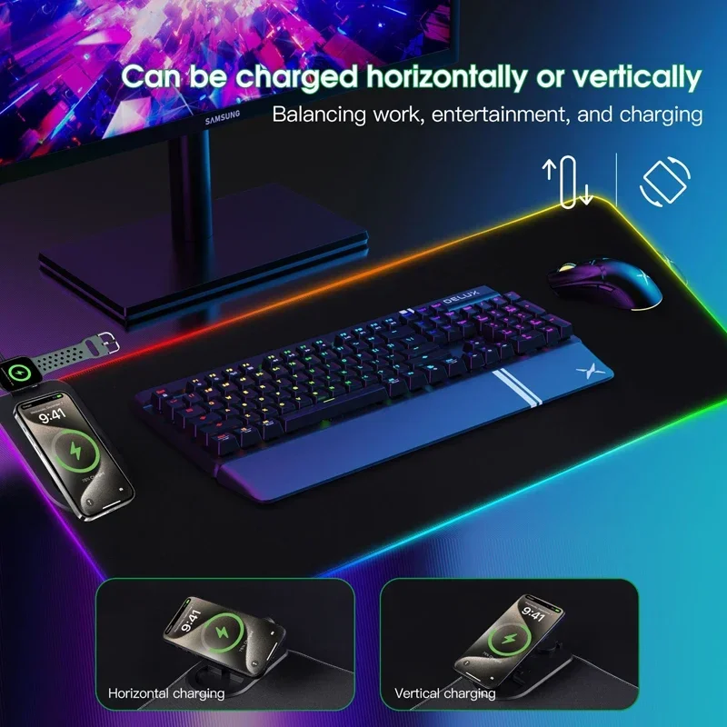 Wireless Charging 3-In-1 RGB M - Mouse Charging Pad reseña y precio