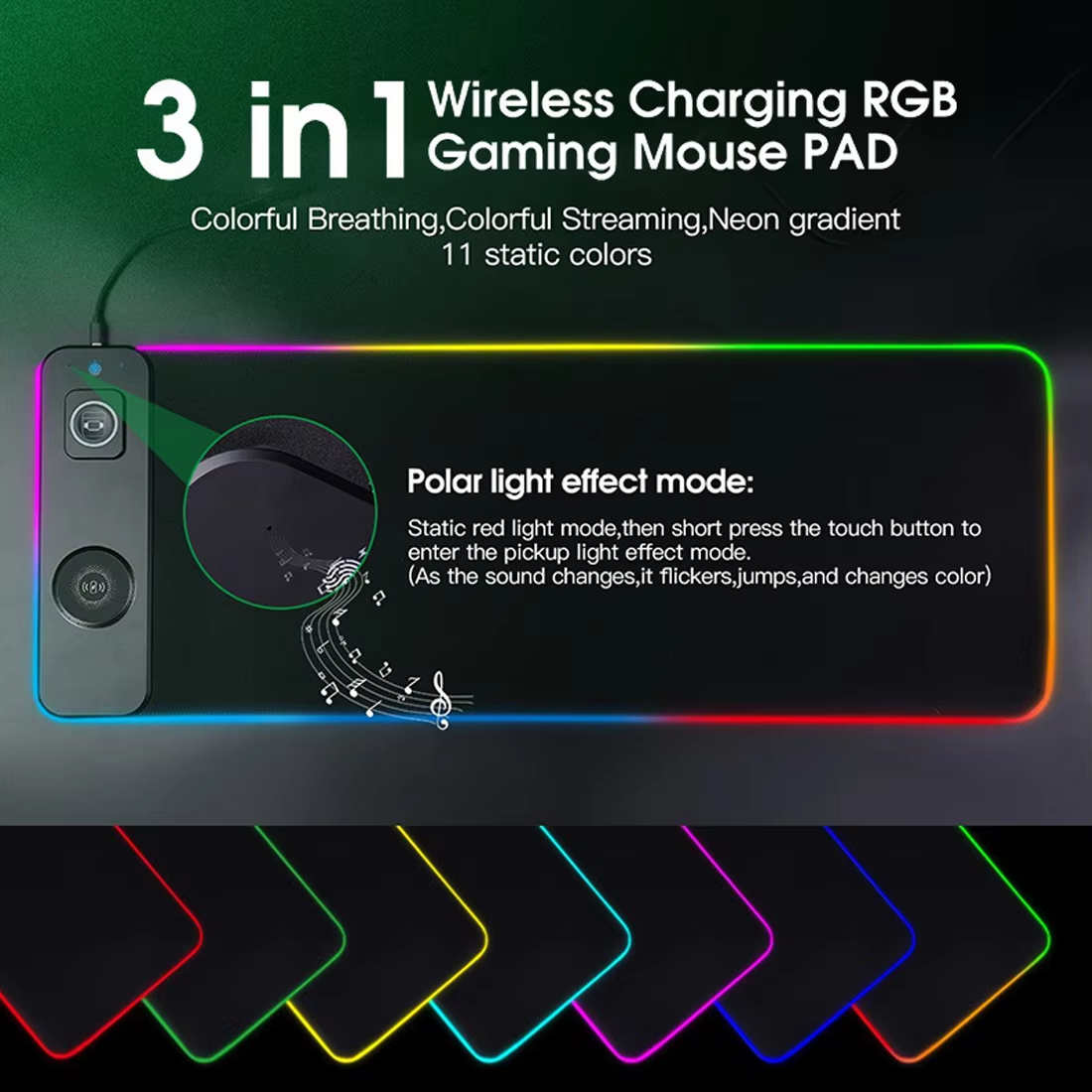 For 3-in-1 Magnetic Wireless C - Mouse Charging Pad reseña y precio