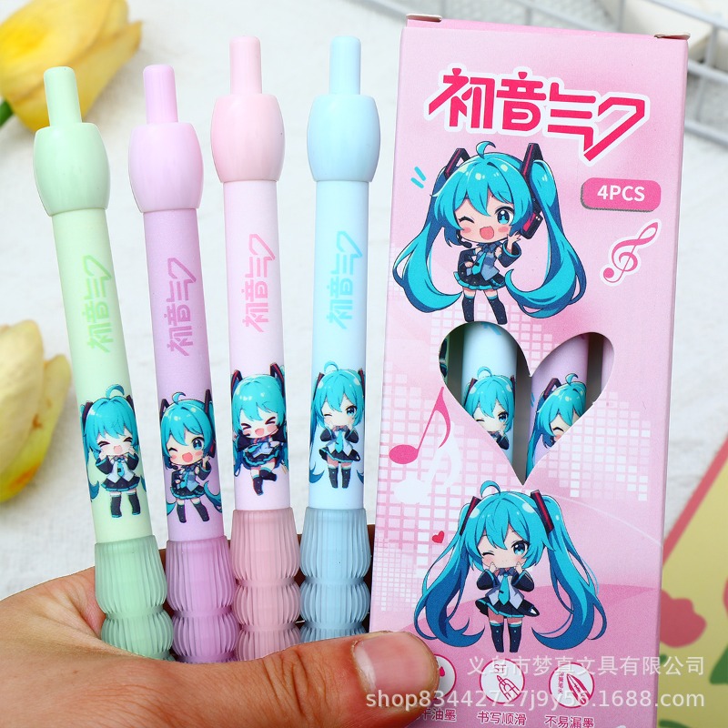 Kawaii Hatsune Miku Gel Pen Cu - Tech Office Accessories reseña y precio