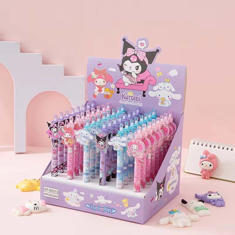 48pcs Gel Pen Kuromi Cinnamoro - Tech Office Accessories reseña y precio