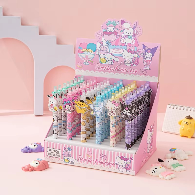 48pcs Gel Pen Kuromi Cinnamoro - Tech Office Accessories reseña y precio