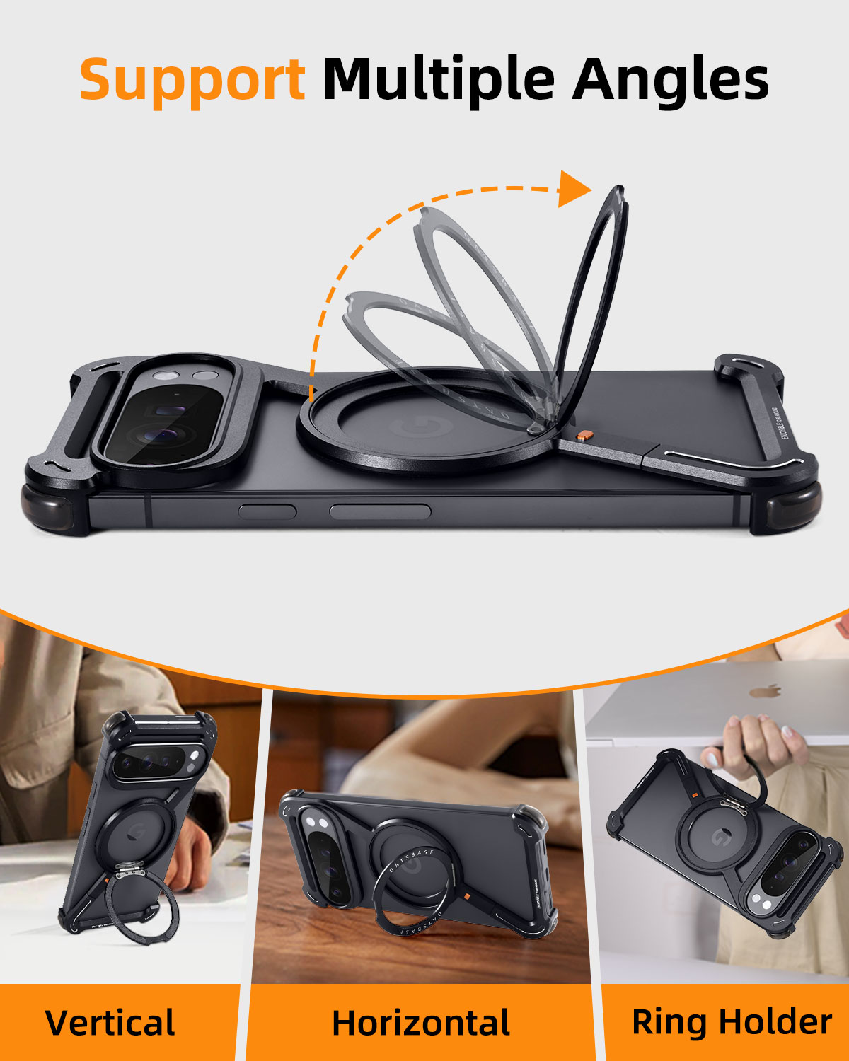 Oatsbasf Metal Phone Case for  - Phone Stand Aluminum reseña y precio