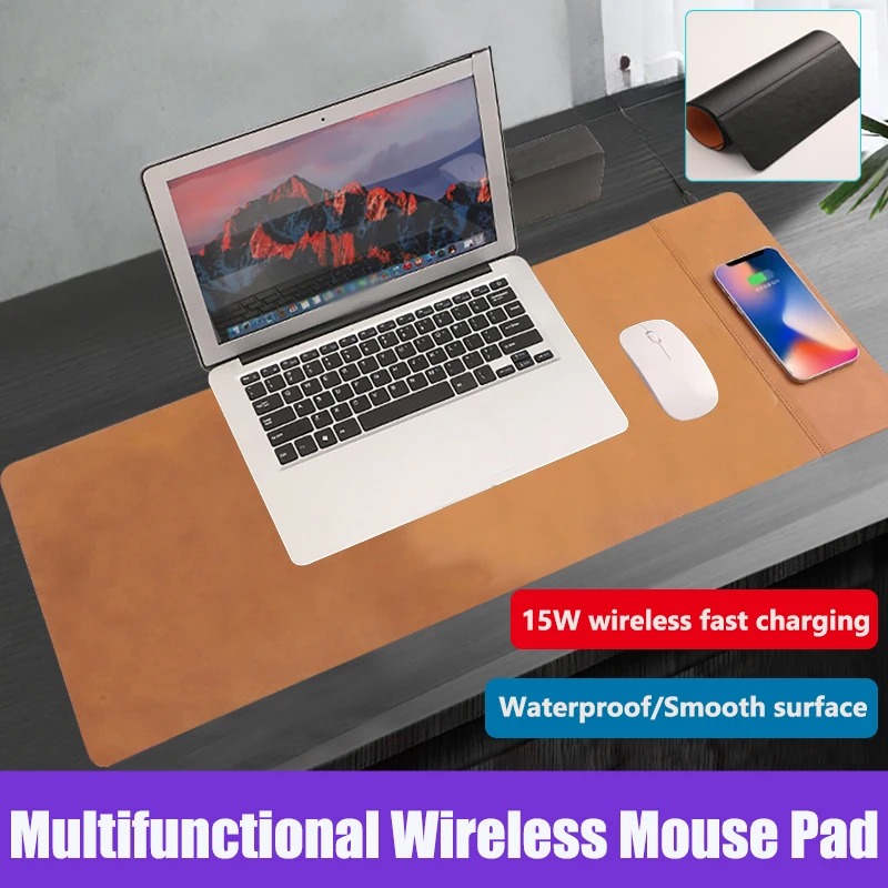 Wireless Charging PU Mouse Pad - Mouse Charging Pad reseña y precio