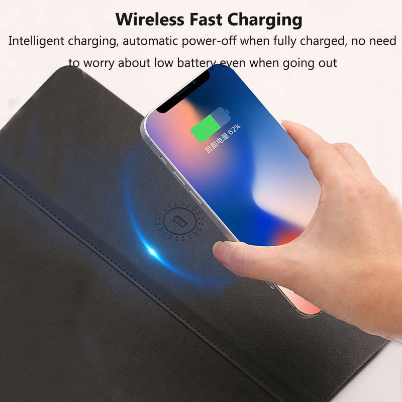 Wireless Charging PU Mouse Pad - Mouse Charging Pad reseña y precio
