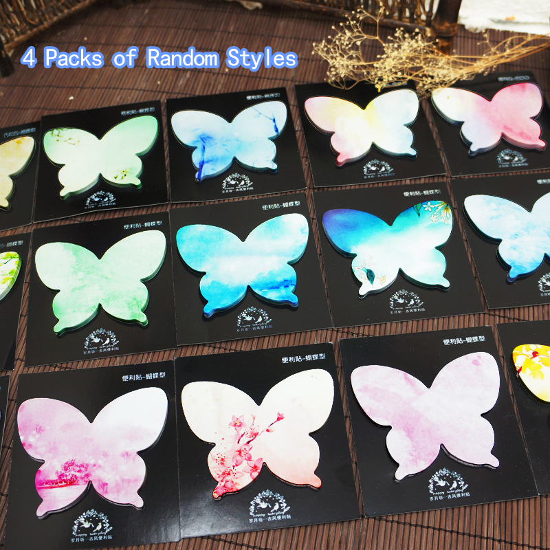 4 Packs Random Butterfly Stick - Tech Office Accessories reseña y precio