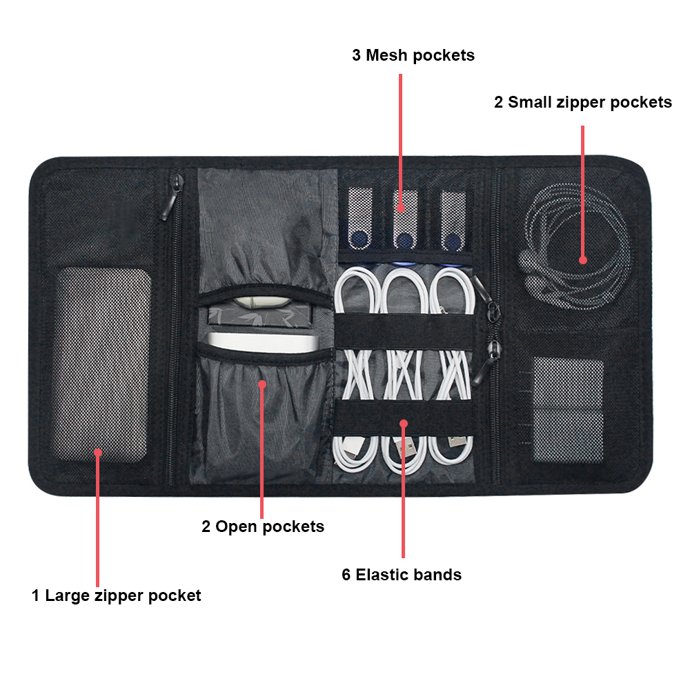 Portable Foldable Travel Cable - Tech Office Accessories reseña y precio