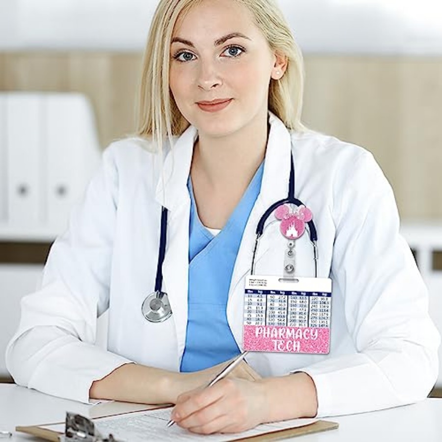 Pharmacy Tech Badge Buddy Card - Tech Accessories For Work reseña y precio