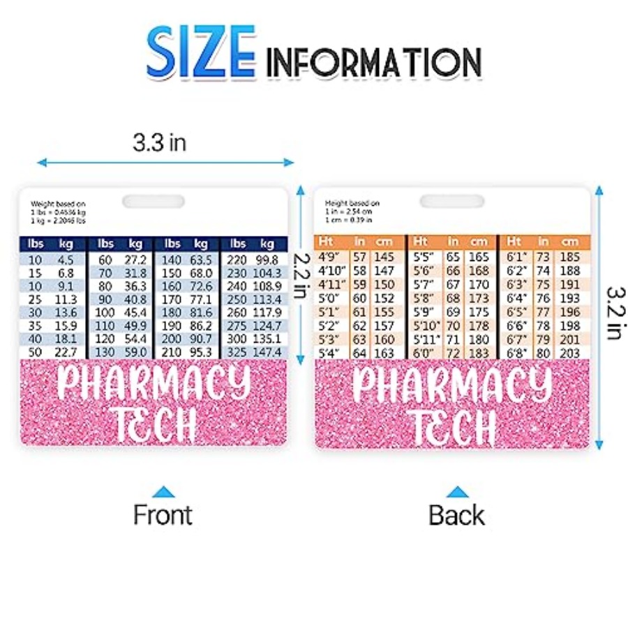 Pharmacy Tech Badge Buddy Card - Tech Accessories For Work reseña y precio