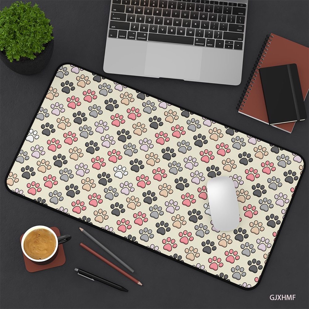 Cute Paw Print Desk Mat Dog Mo - Tech Accessories For Christmas reseña y precio