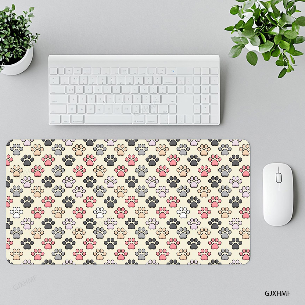 Cute Paw Print Desk Mat Dog Mo - Tech Accessories For Christmas reseña y precio