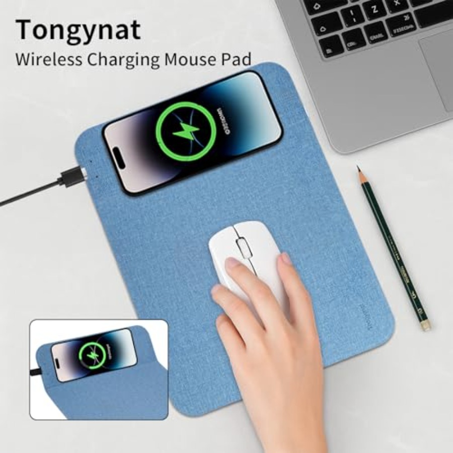 Fast Wireless Charging Mouse P - Mouse Charging Pad reseña y precio
