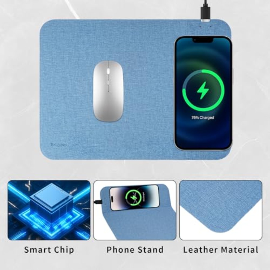 Fast Wireless Charging Mouse P - Mouse Charging Pad reseña y precio