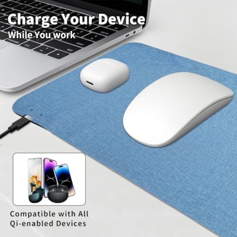 Fast Wireless Charging Mouse P - Mouse Charging Pad reseña y precio
