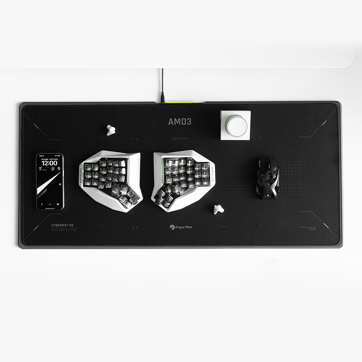 Angry Miao CYBERMAT R3 Wireles - Mouse Charging Pad reseña y precio
