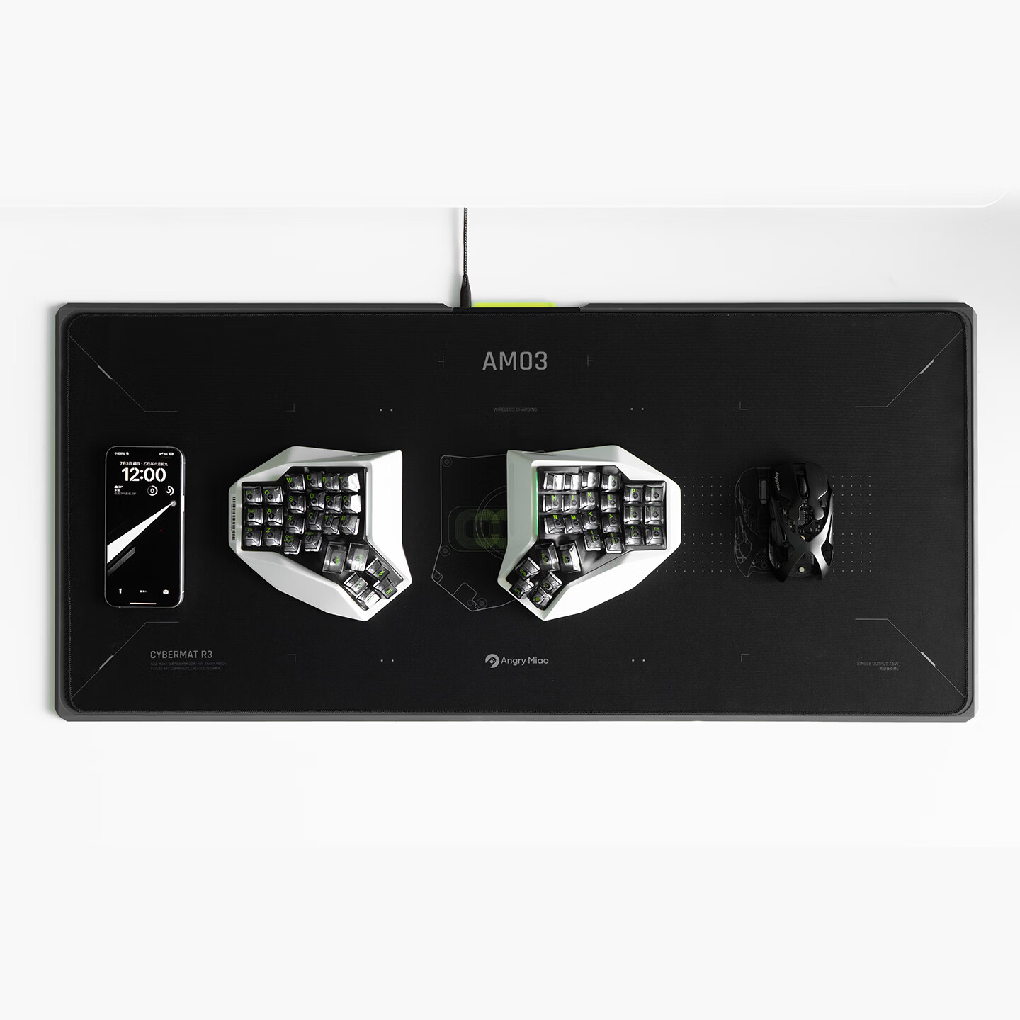 Angry Miao CYBERMAT R3 Wireles - Mouse Charging Pad reseña y precio