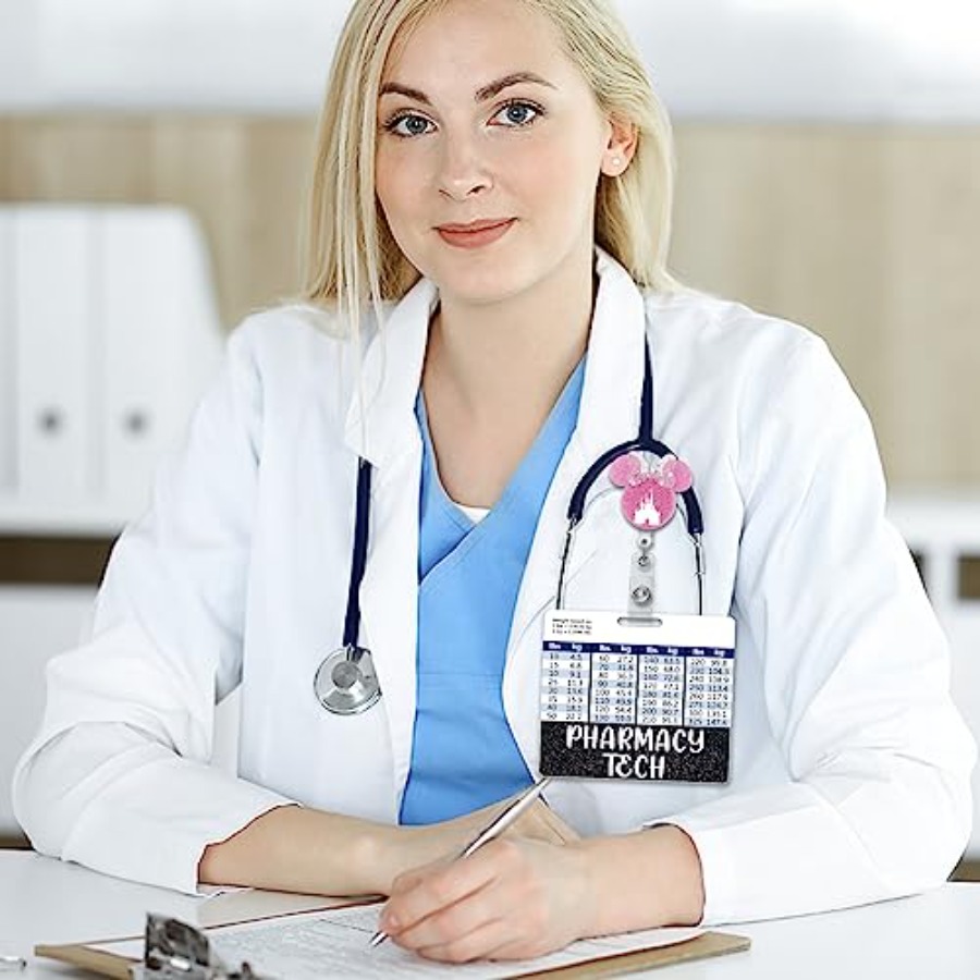 Pharmacy Tech Badge Buddy Card - Tech Accessories For Work reseña y precio