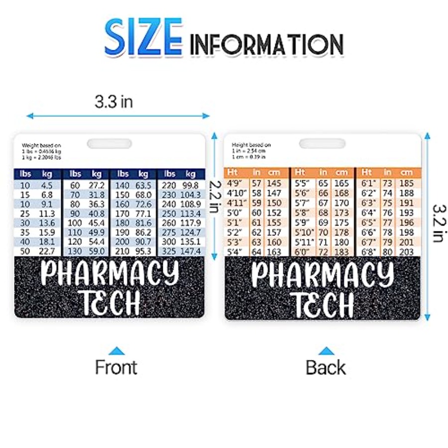 Pharmacy Tech Badge Buddy Card - Tech Accessories For Work reseña y precio