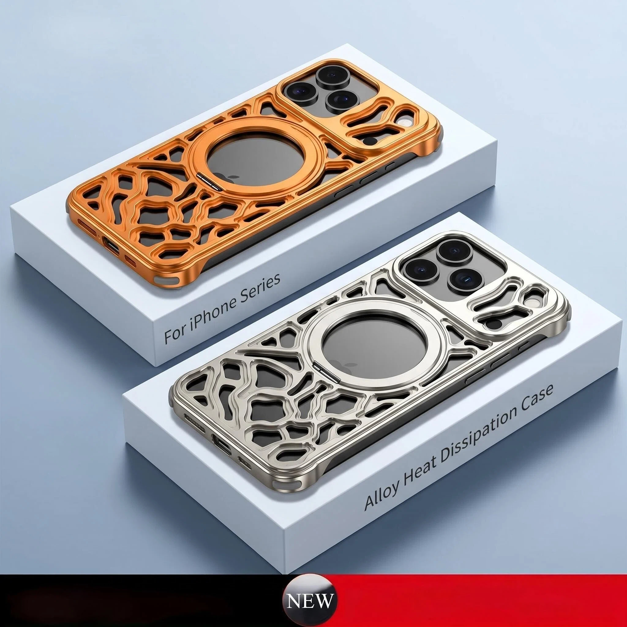 For iPhone 16, 15, 17 Pro Max  - Phone Stand Aluminum reseña y precio
