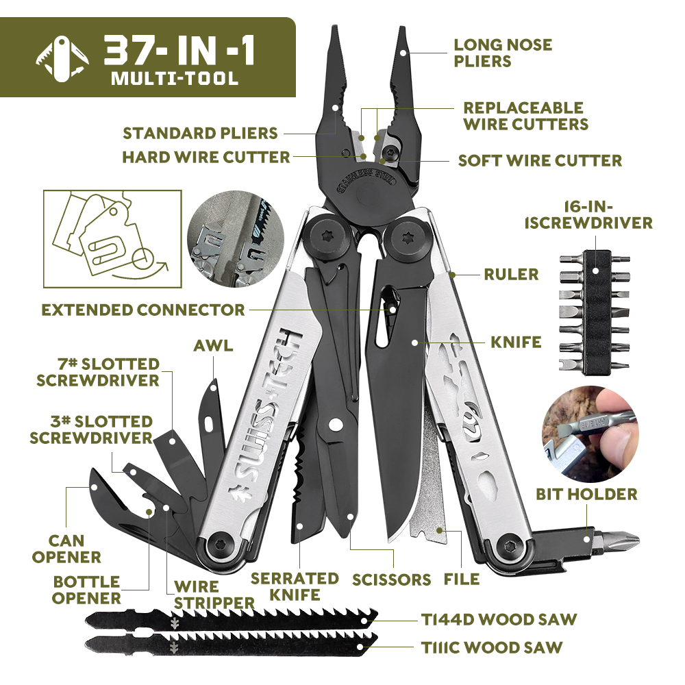 SWISS TECH Multifunctional Fol - Tech Accessories Kit reseña y precio